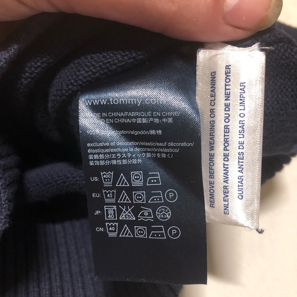 Tommy Hilfiger Boys Zip Front Sweater Size Small 6/7 - Picture 6 of 7